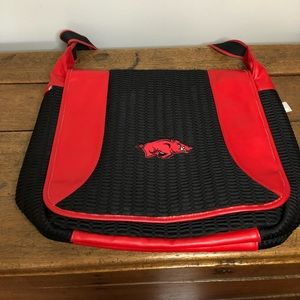 University of Arkansas razorbacks messenger bag